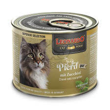  Leonardo macskakonzerv - ló, cukkini 200 g macskaeledel