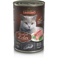 Leonardo májban gazdag konzerves macskaeledel (12 x 400 g) 4.8kg macskaeledel