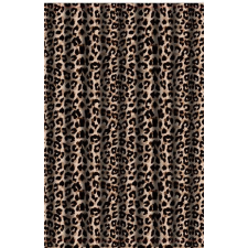 LEOPARD PRINT - Impregnált textil zuhanyfüggöny - 180 x 200 cm lakástextília