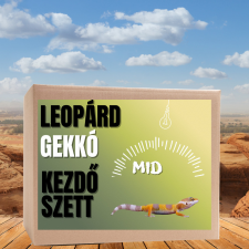  Leopárdgekkó MID kezdőcsomag - bébi gekkóknak hüllőfelszerelés
