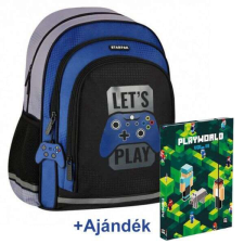 Let's Play Gamer ergonomikus iskolai hátizsák - 40x20x29 cm - Starpak iskolatáska