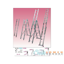  LÉTRA ALU KRAUSE UNIV. 3X 6 LÉPCSŐFUNKCIÓS létra és állvány