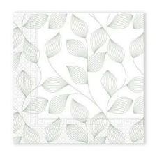 Levél Grey szalvéta 20 db-os 33x33 cm FSC papírárú, csomagoló és tárolóeszköz
