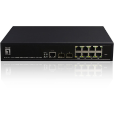 Level One LevelOne GEP-1061 hálózati kapcsoló Vezérelt L2 Gigabit Ethernet (10/100/1000) Ethernet-áramellátás (PoE) támogatása Fekete (GEP-1061) hub és switch