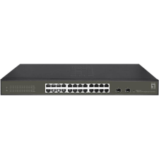 Level One LevelOne GES-2126 hálózati kapcsoló Vezérelt L2 Gigabit Ethernet (10/100/1000) Fekete (GES-2126) hub és switch
