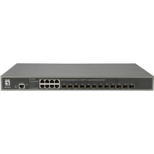 Level One LevelOne GTL-2091 hálózati kapcsoló Vezérelt L3 Gigabit Ethernet (10/100/1000) Szürke (GTL-2091) hub és switch