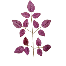  Leveles ág bordó 52cm dekorációs kellék