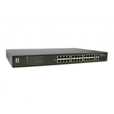 LevelOne GEP-2821 Gigabit PoE+ Switch hub és switch