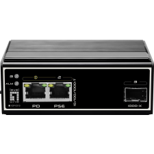 LevelOne IGP-0310 3-Port Industrial Gigabit PoE PSE/PD Switch hub és switch
