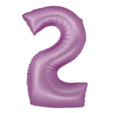  Levendula 2-es Lavender Mat szám fólia lufi 76 cm party kellék