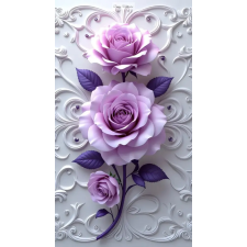  Levendula Rózsák Oxford Panel 25×30 cm rövidáru