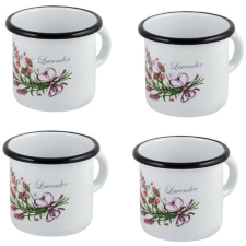  Levendula zománcos bögre 380 ml bögrék, csészék