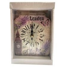 Levendulás asztali óra - 17 cm - Big Ben ébresztőóra