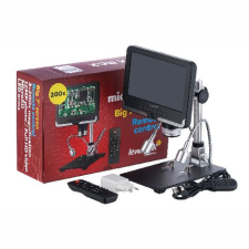 Levenhuk DTX RC2 távirányítható digitális mikroszkóp 7'' színes LCD kijelzővel, 76822 mikroszkóp