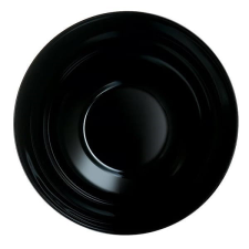  Levesestál LUMINARC Diwali fekete 18 cm tányér és evőeszköz