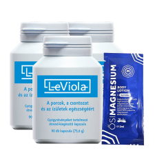 LeViola kapszula 3x90 db + Ajándék Ősi Magnézium testápoló minta vitamin és táplálékkiegészítő