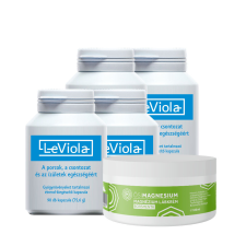 LeViola kapszula 4x90 db + Ajándék Ősi Magnézium lábkrém vitamin és táplálékkiegészítő