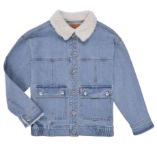 Levis Farmerkabátok LVG DENIM JACKET W/ SHERPA COL Kék 14 éves