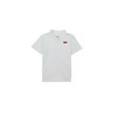 Levis Rövid ujjú galléros pólók BACK NECK TAPE POLO Fehér 6 éves gyerek póló