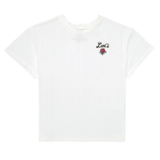Levis Rövid ujjú pólók LVG OVERSIZED LEVIS ROSE TEE Fehér 4 éves