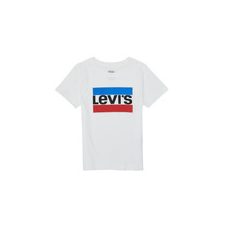 Levis Rövid ujjú pólók SPORTSWEAR LOGO TEE Fehér 16 éves gyerek póló