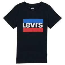 Levis Rövid ujjú pólók SPORTSWEAR LOGO TEE Fekete 8 éves