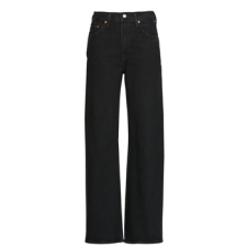 Levis Ruhák RIBCAGE WIDE LEG H223 Fekete US 29 / 32 női nadrág