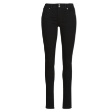 Levis Skinny farmerek 711 DOUBLE BUTTON Fekete US 24 / 30