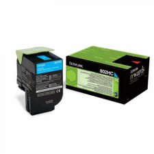  Lexmark [802HC] 80C2HC0 kék eredeti toner nyomtatópatron & toner