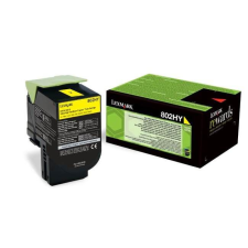 Lexmark 802HY festékkazetta 1 db Eredeti Sárga nyomtatópatron & toner