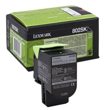 Lexmark 802SK CX310 CX410 CX510 lézertoner eredeti Black 2,5K 80C2SK0 nyomtatópatron & toner