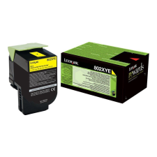 Lexmark 802XYE extra nagy kapacitású festékkazetta sárga (4k) (80C2XYE) (80C2XYE) nyomtatópatron & toner