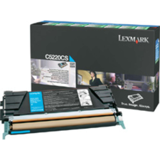 Lexmark C522 Cyan Lézertoner - 3000 oldal nyomtatópatron & toner