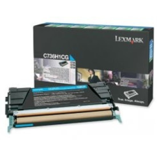 Lexmark C736 Cyan lézertoner eredeti 10K C736H1CG nyomtatópatron & toner