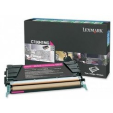 Lexmark C736 Magenta lézertoner eredeti 10K C736H1MG nyomtatópatron & toner