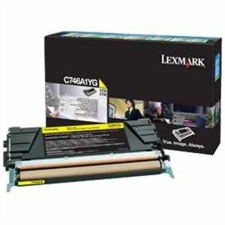 Lexmark C746 C748 lézertoner eredeti Yellow 7K C746A1YG nyomtatópatron & toner