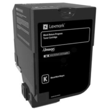 Lexmark CS720 fekete eredeti toner nyomtatópatron & toner