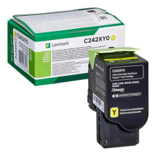 Lexmark Lexmark [C2535/MC2640] C242XY0 sárga eredeti 3,5k toner nyomtatópatron & toner