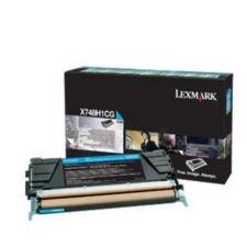 Lexmark Lexmark X748H3CG No.X74x kék eredeti toner nyomtatópatron & toner