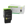 Lexmark - Ultra High Yield - yellow - original - toner cartridge - LCCP, Lexmark Corporate (78C2UYE)