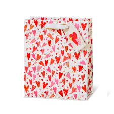 Leykam Alpina (BSB) BSB ajándéktasak (23x19x9 cm) Red Hearts (4) ajándéktasak