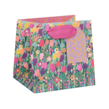 Leykam Alpina (BSB) BSB Glick ajándéktasak (14x14x6 cm) tulipános (5) ajándéktasak