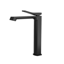 Leziter Arno magasított mosdó csaptelep fekete csaptelep