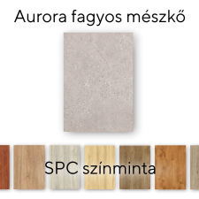 Leziter Aurora fagyos mészkő Vinyl SPC padló minta/db járólap