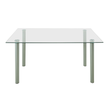 Leziter Berna 140 cm szögletes üveg étkezőasztal bútor