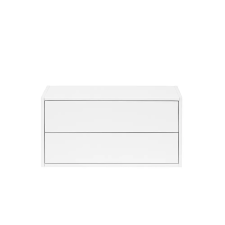 Leziter Boxie 2 fiókos fali szekrény 40x80x37 cm fehér bútor