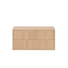 Leziter Boxie 2 fiókos fali szekrény 40x80x37 cm sonoma tölgy bútor