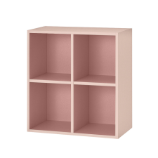 Leziter Boxie nyitott fali szekrény 80x80x37 cm pink bútor