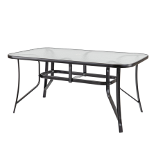 Leziter Canillo fémvázas üveg kerti asztal kerti bútor