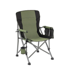 Leziter Comfort karfás horgász szék pohártartóval zöld horgászszék, ágy